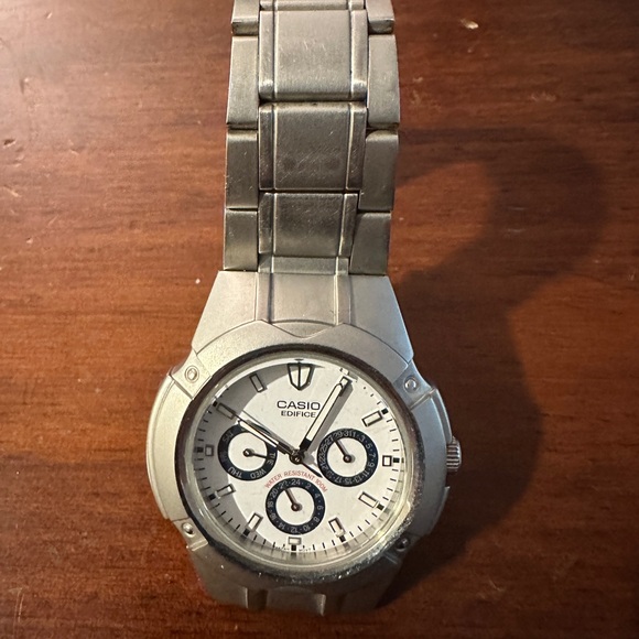 Casio Classic Edifice Chronograph EF-303 Stainless Steel Mens Watch - Picture 3 of 4